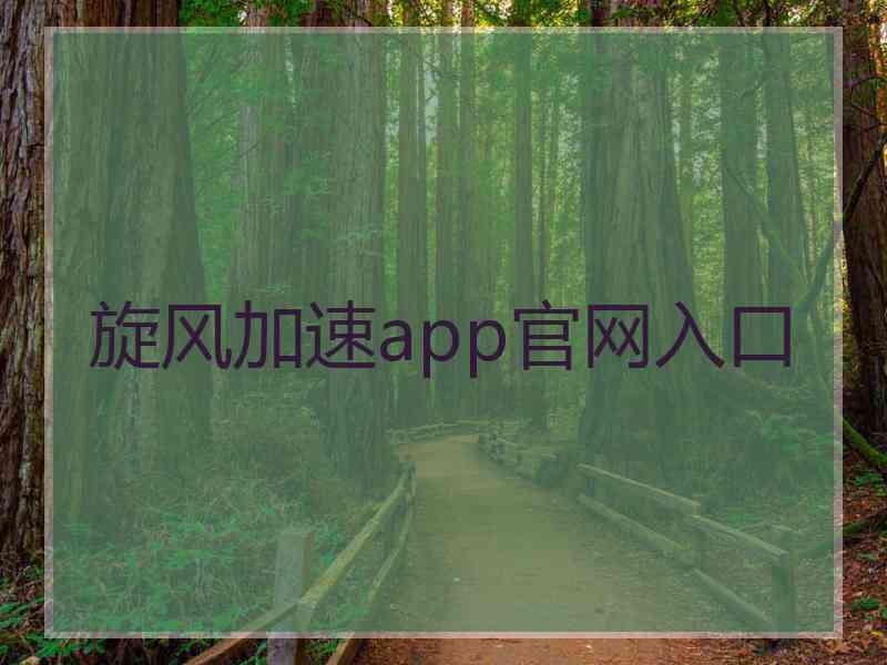 旋风加速app官网入口