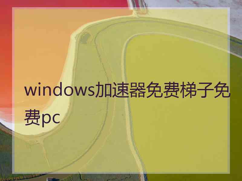 windows加速器免费梯子免费pc