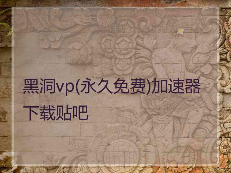 黑洞vp(永久免费)加速器下载贴吧