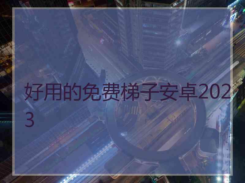 好用的免费梯子安卓2023