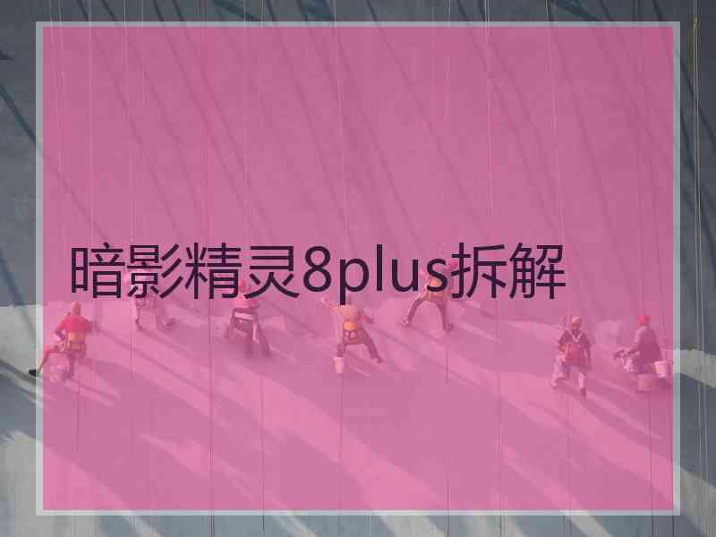 暗影精灵8plus拆解