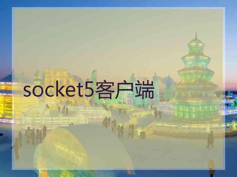 socket5客户端