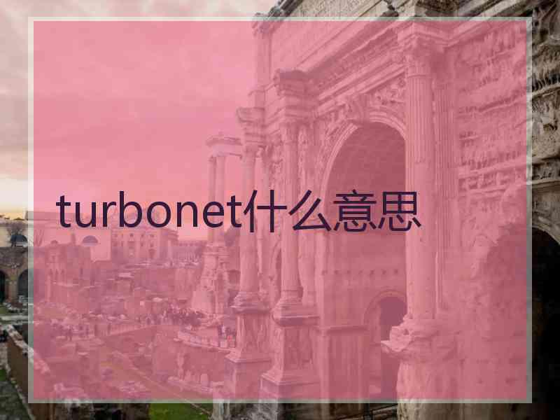 turbonet什么意思