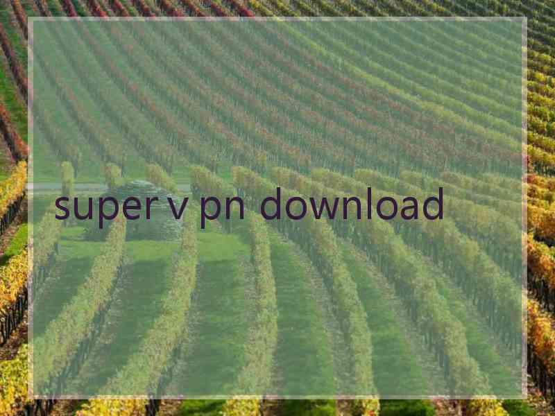 superⅴpn download