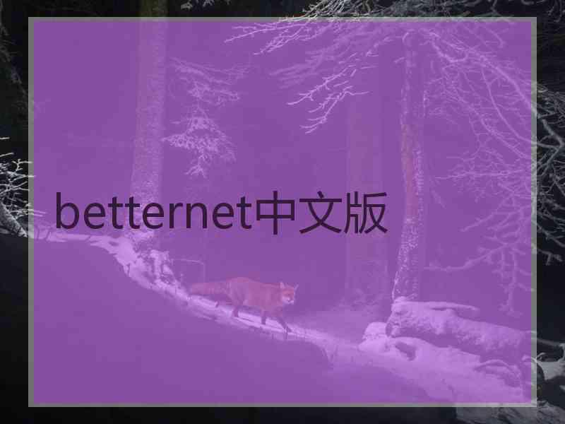 betternet中文版