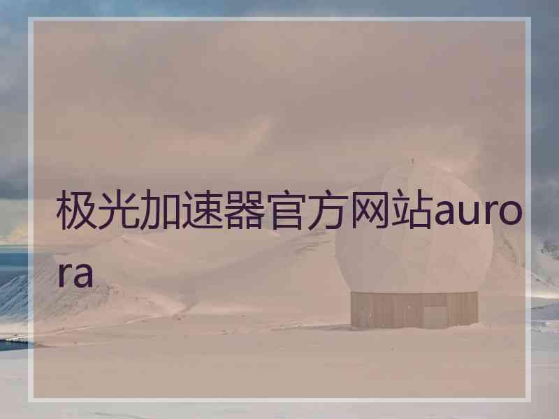 极光加速器官方网站aurora