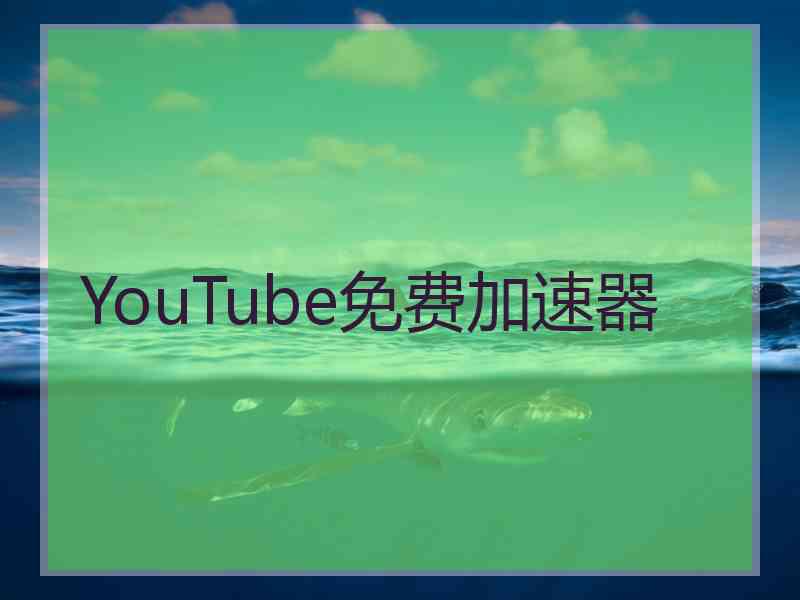 YouTube免费加速器