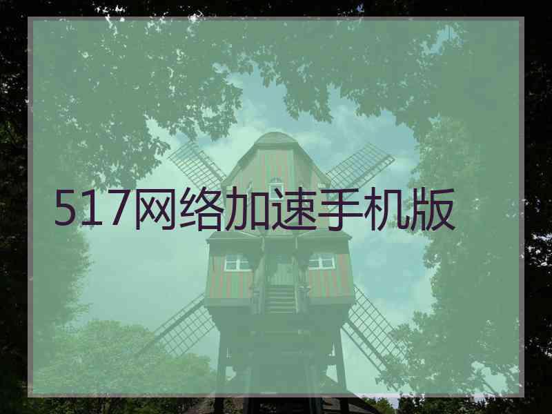 517网络加速手机版