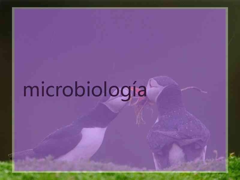 microbiología