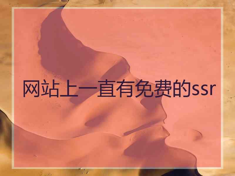 网站上一直有免费的ssr