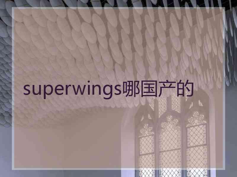 superwings哪国产的