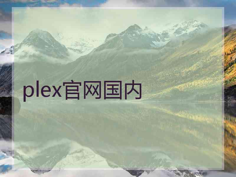 plex官网国内