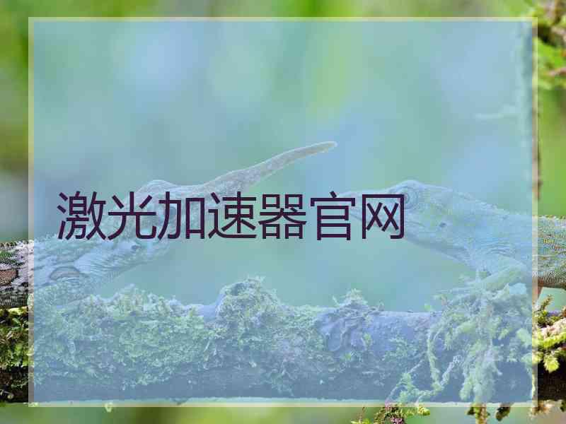 激光加速器官网