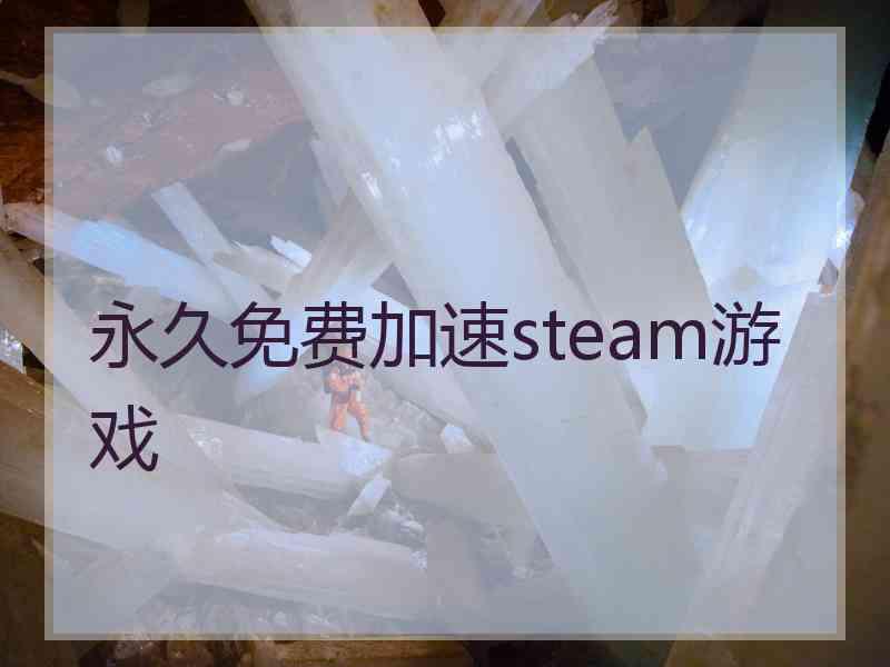 永久免费加速steam游戏