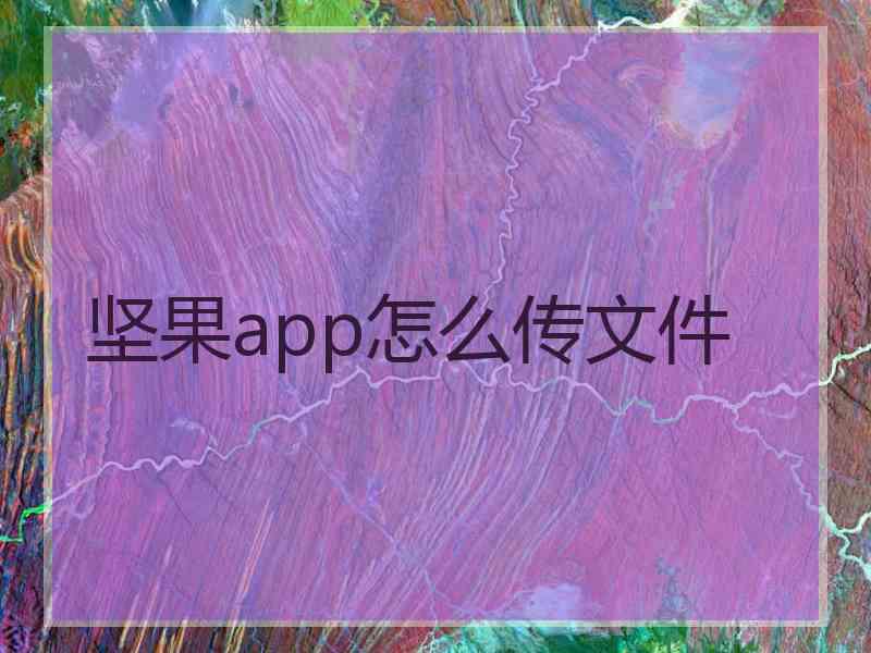 坚果app怎么传文件