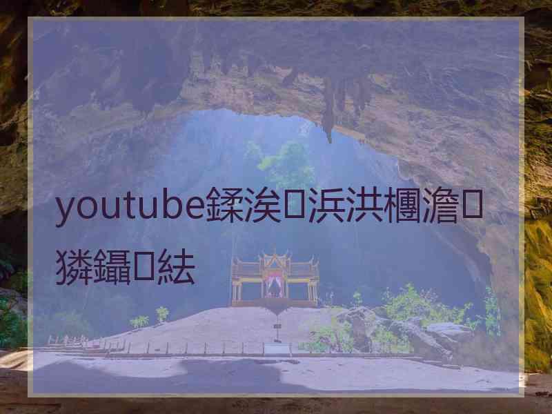 youtube鍒涘浜洪檲澹獜鑷紶