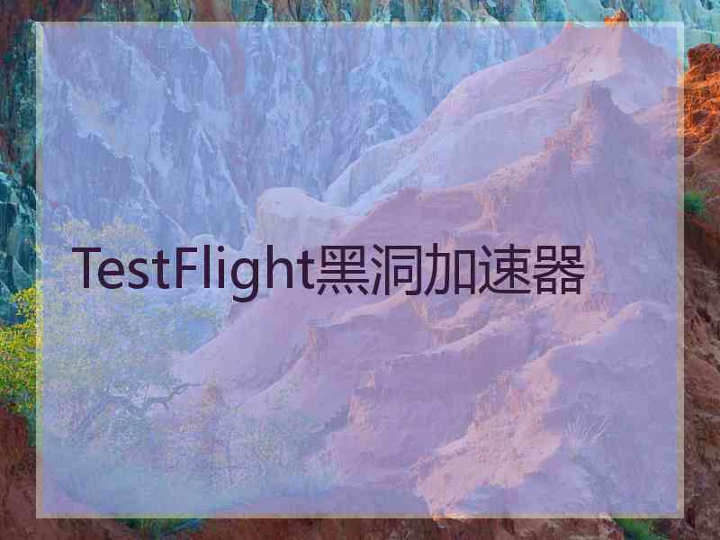 TestFlight黑洞加速器