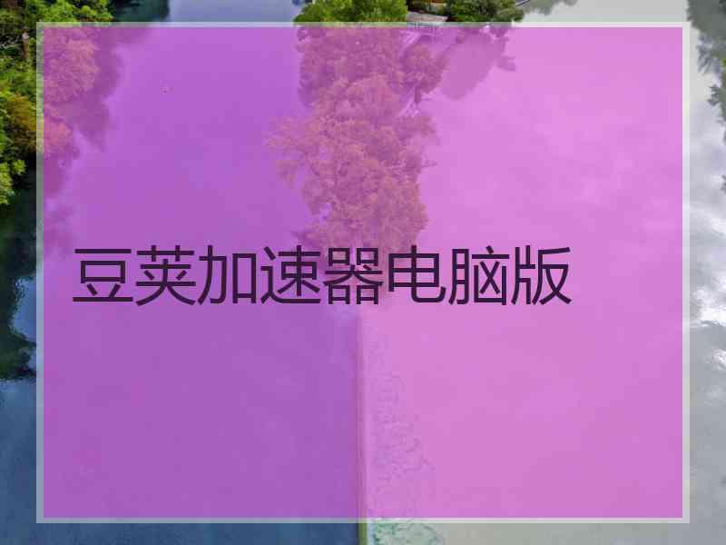 豆荚加速器电脑版