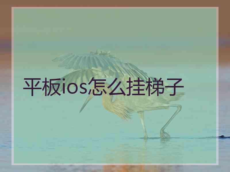 平板ios怎么挂梯子