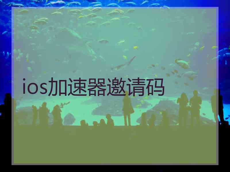 ios加速器邀请码