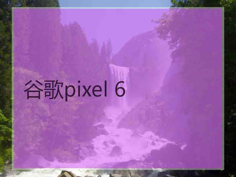 谷歌pixel 6